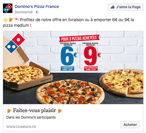 Visibilité sur Facebook