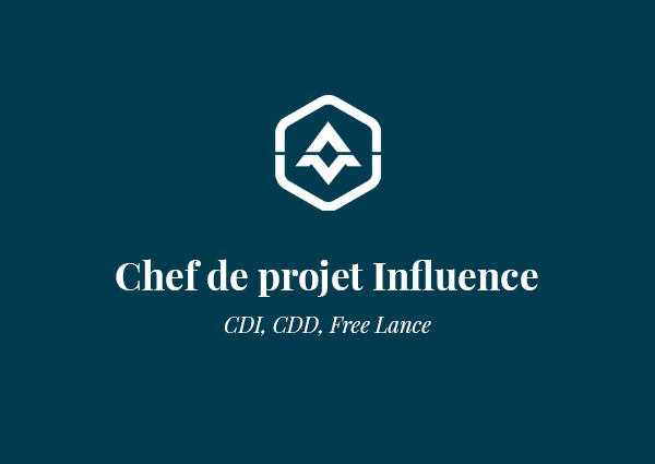 offre emploi chef de projet influence