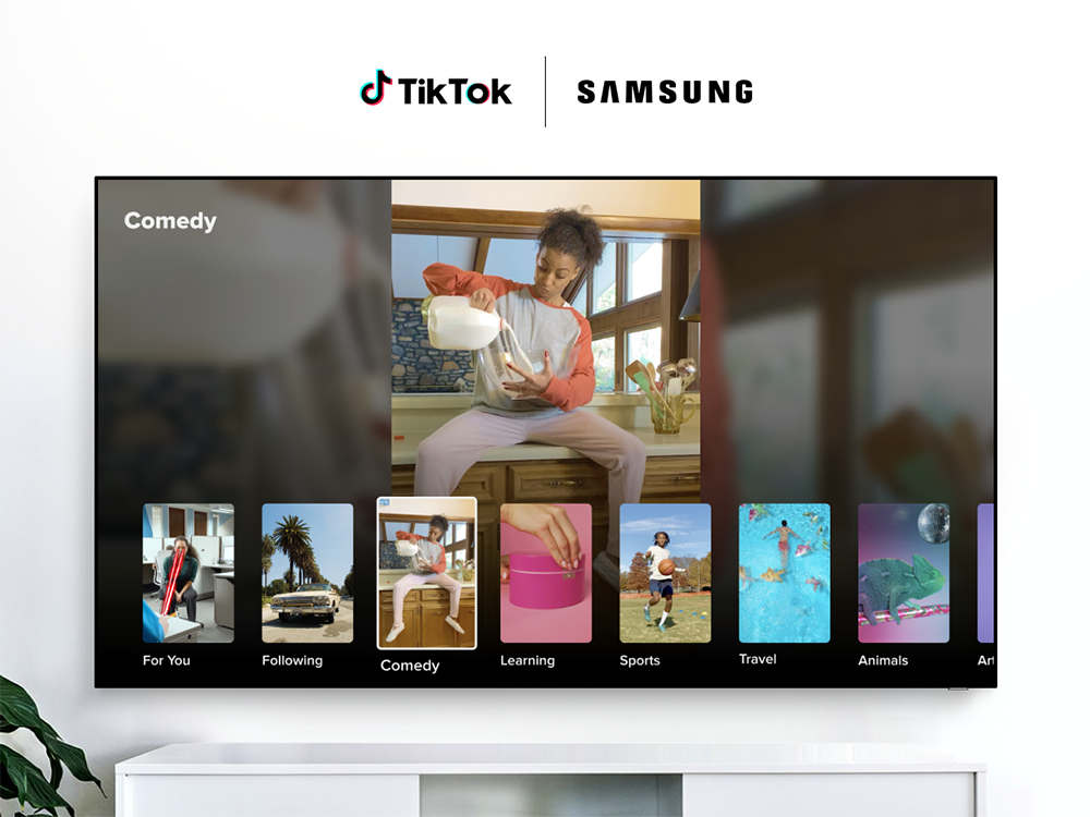 12 catégories de contenus sur l'application TikTok TV